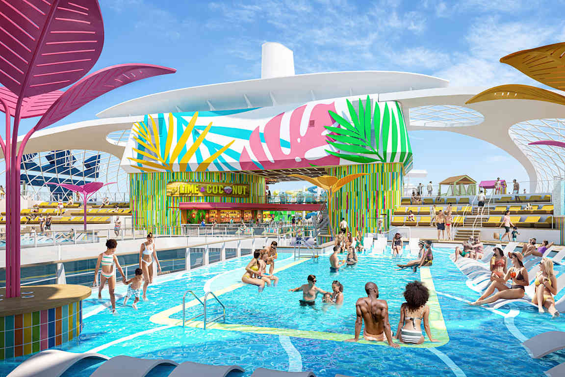 Allasalue Utopia of the Seas -laivalla, havainnekuva