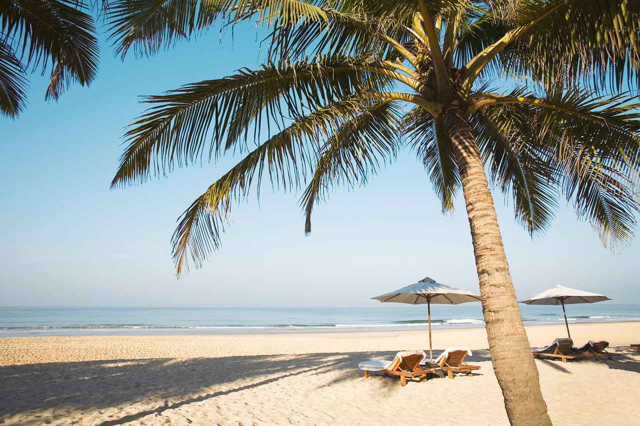 Mobor Beach, lyhyen kävelymatkan päässä Cavelosim Beachin eteläpuolella, Etelä-Goa