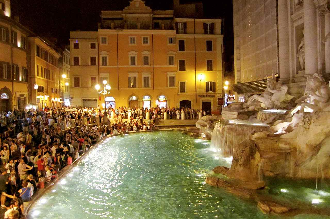 Fontana di Trevi, Rooma