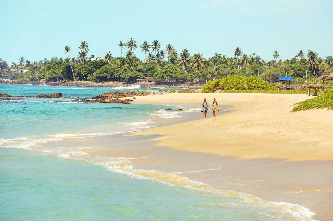 Midigama Beach Sri Lankan eteläpuolella