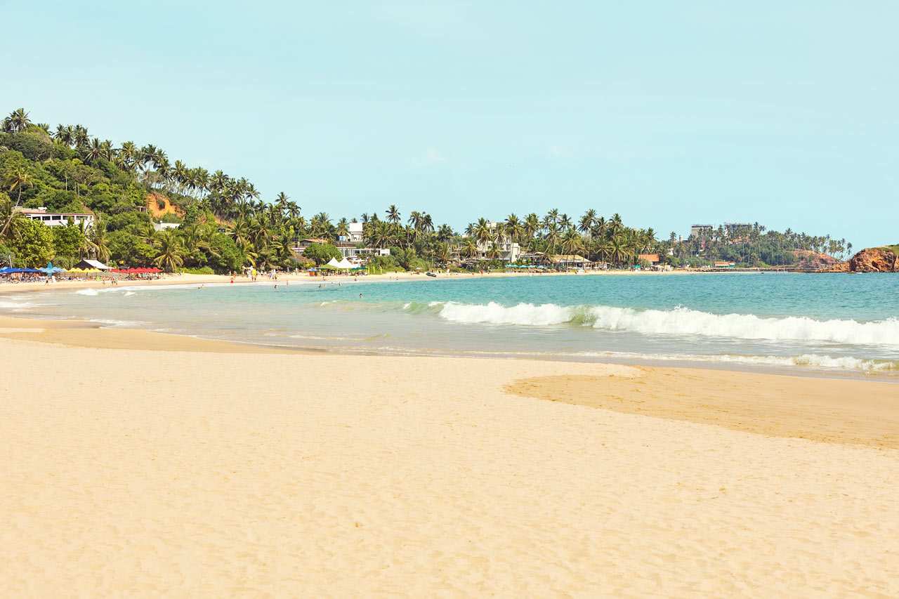 Midigama Beach Sri Lankan eteläpuolella