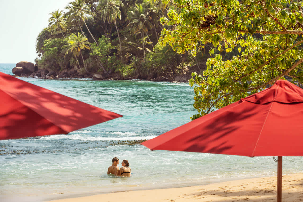 Midigama Beach Sri Lankan eteläpuolella
