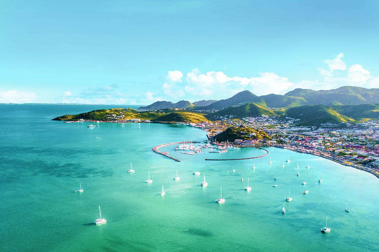 Marina Fort Louis ja Marigot