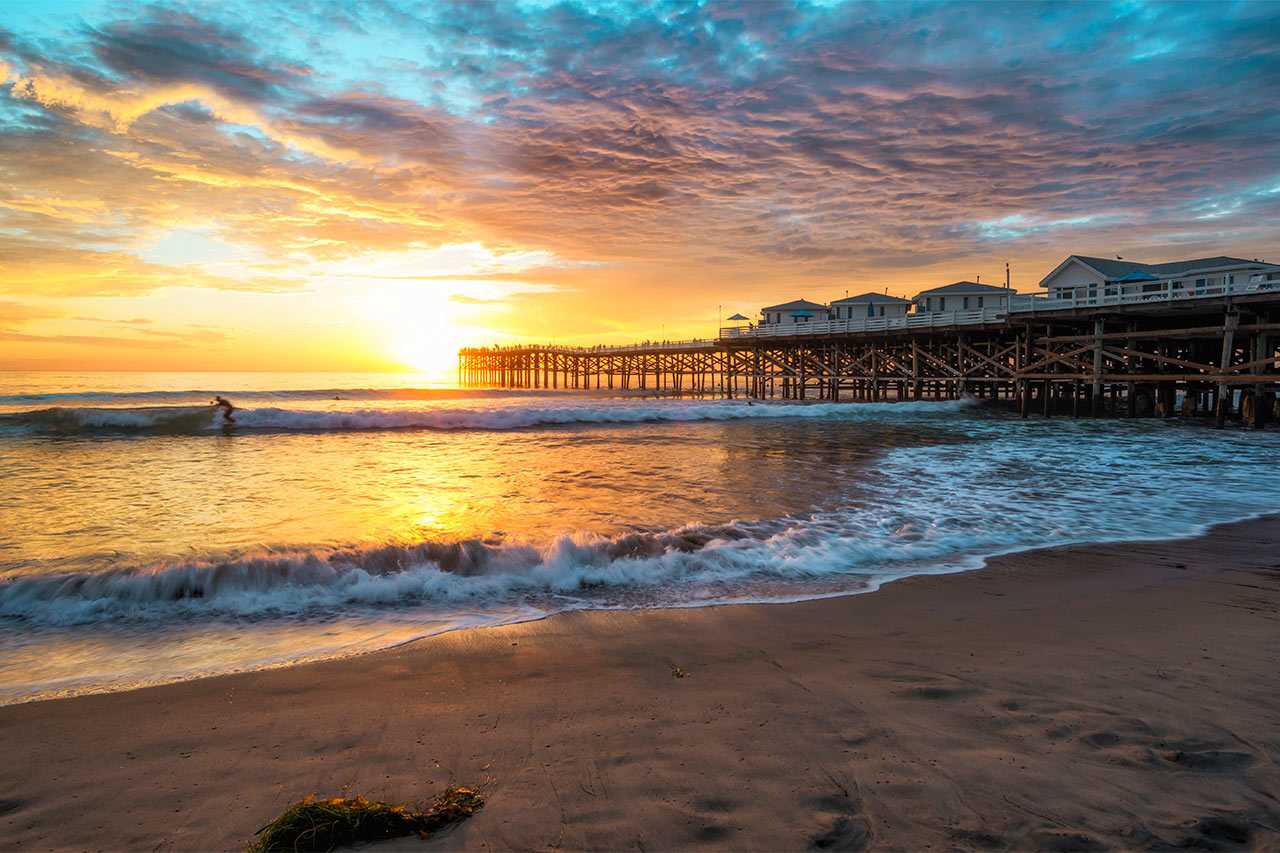 Mission beach, San Diego