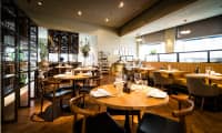 À la carte -ravintola, jossa italialainen ja kansainvälinen ruokalista