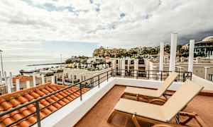 Kaksio, suuri kattoterassi