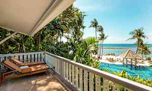 Kahden hengen Deluxe-huone meren puolella