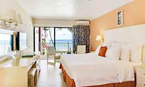 Kahden hengen huone ja merinäköala