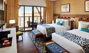 Esimerkki kahden hengen huoneesta