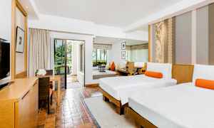 Kahden hengen huone meren puolella, terassi