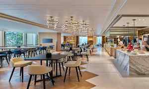 Yksi hotellin ravintoloista