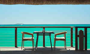 Ulkoterassilta merinäköala