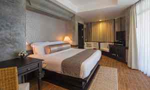 Kahden hengen huone villassa