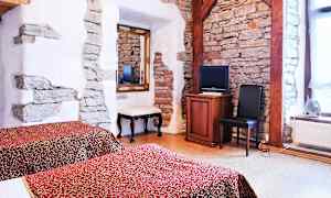 Esimerkki kahden hengen huoneesta