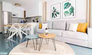 Kolmio, jossa neljä normaalia vuodetta ja parveke