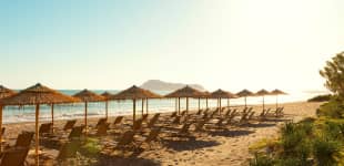 Sunprime Platanias Beachin edessä oleva ranta