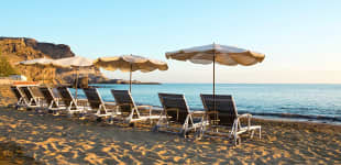 Ocean Beach Clubin edessä oleva ranta