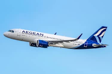 Aegan Airlines lentokone