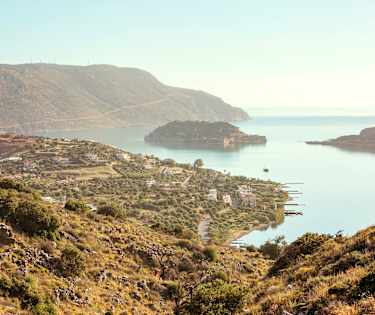 Näkymät yli Spinalongan saaren