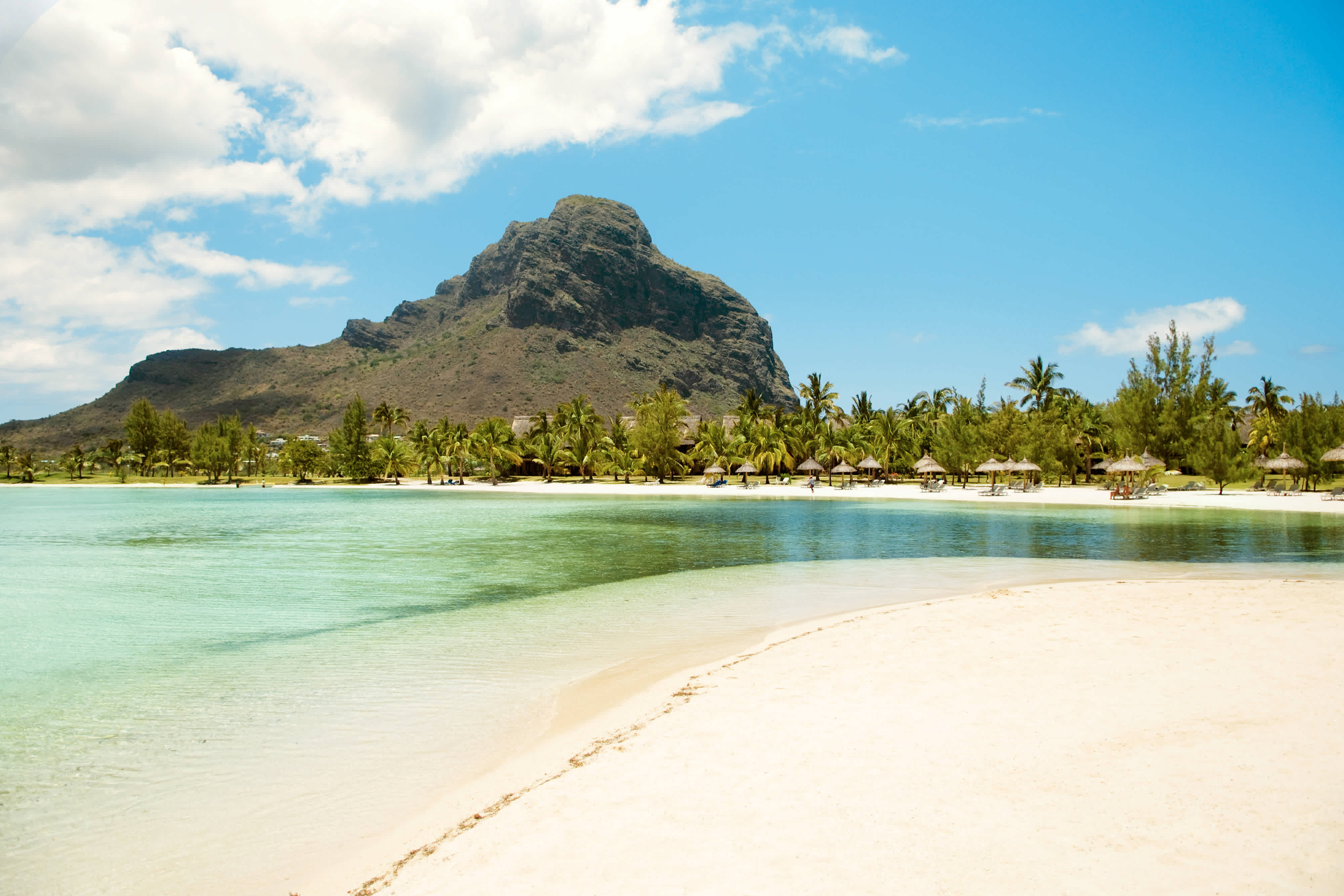 Ranta Paradis Hotel -hotellin luona, Le Morne, Mauritius