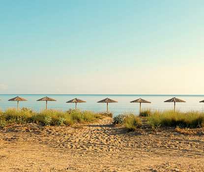 Gerani Beach hotellin edessä