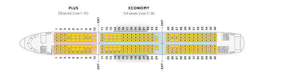 Matkustamojako Sunclass Airlines A321