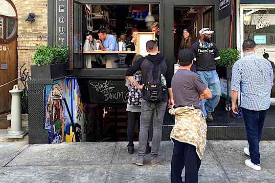 Erinomaisia hampurilaisia New Yorkissa