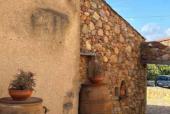 talo oliivipuun luona