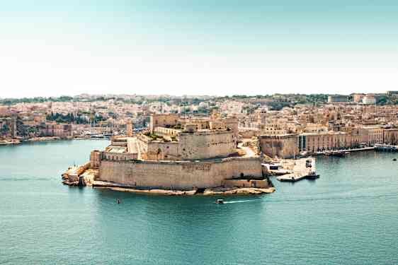 Valletta mereltä päin
