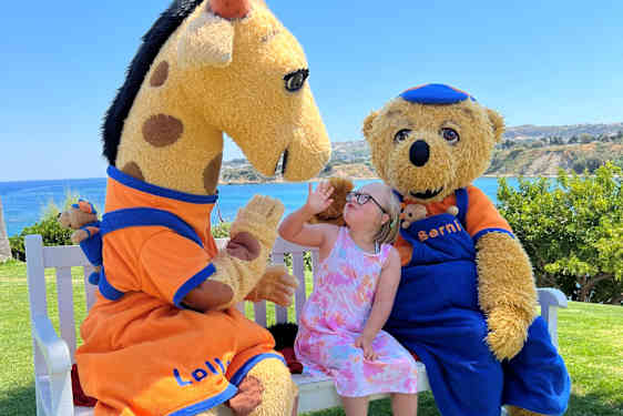 Lollo & Bernie Adelinan kanssa Sunwing-hotellissa