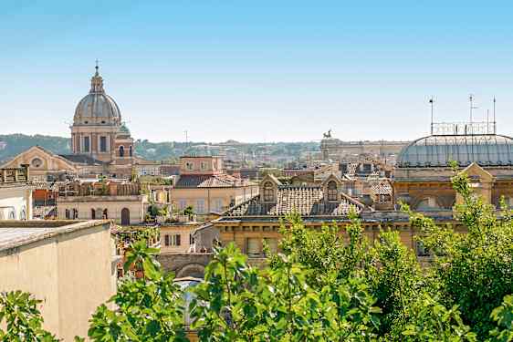 Näkymä Rooman ylle