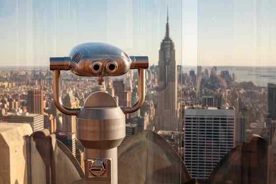 Näköalat yli New Yorkin