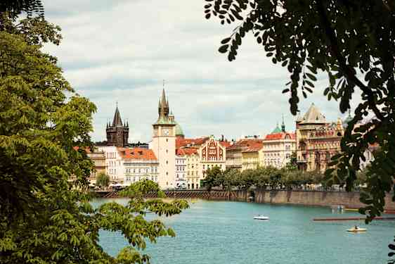 Fint udsigtspunkt i Prag