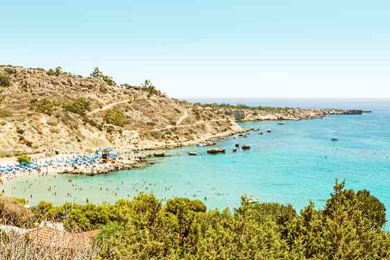 Famagustan ranta Kyproksella