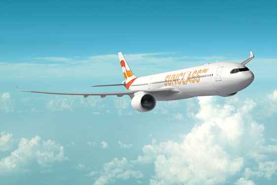 Sunclassin lentokone.