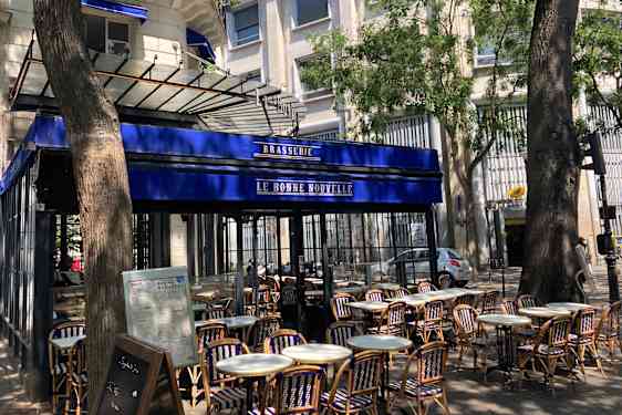 Brasserie Le Bonne Nouvelle sijaitsee suklaamuseon vieressä.