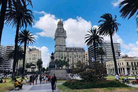 Montevideon vanhaa kaupunginosaa