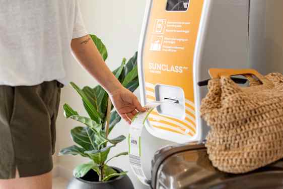 Matkatavaroiden lähtöselvitys hotellissa