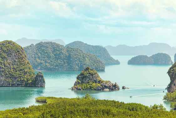 Landskap och hav Thailand