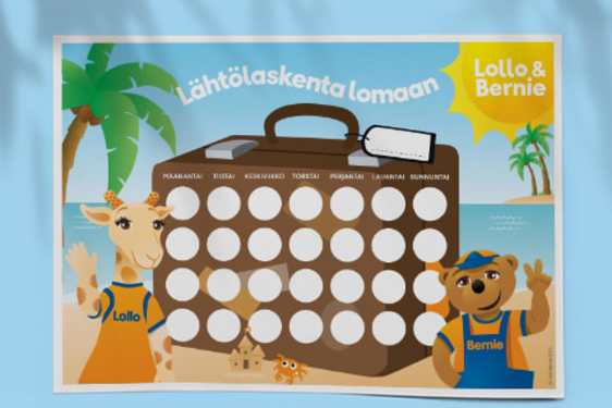 Lollon & Bernien lomakalenteri