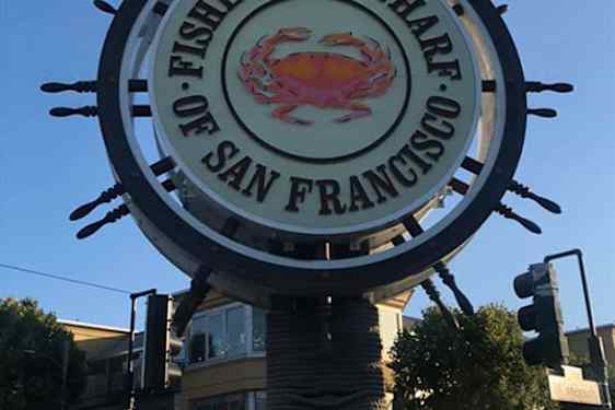 Tunnettu turistialue Fisherman's Wharf
