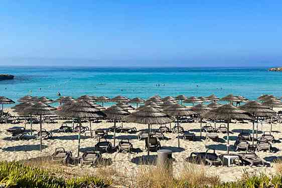 Nissi Beach rantamaisema