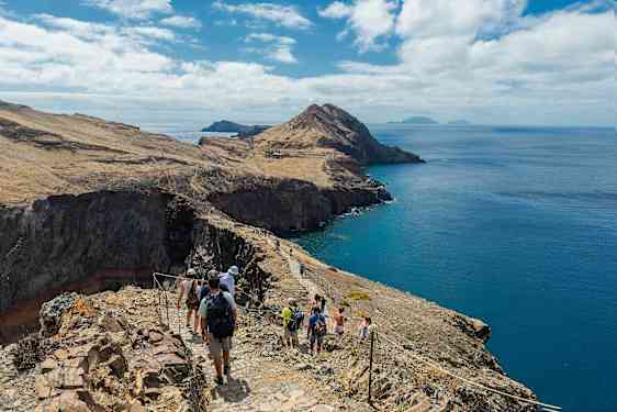 Patikoijat Ponta de São Lourençon iemimaalla