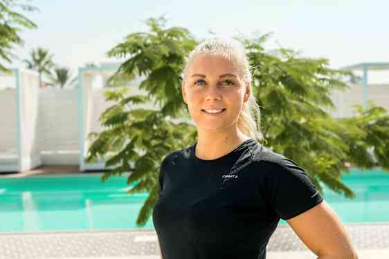 Personal trainer Evelina Bergevi