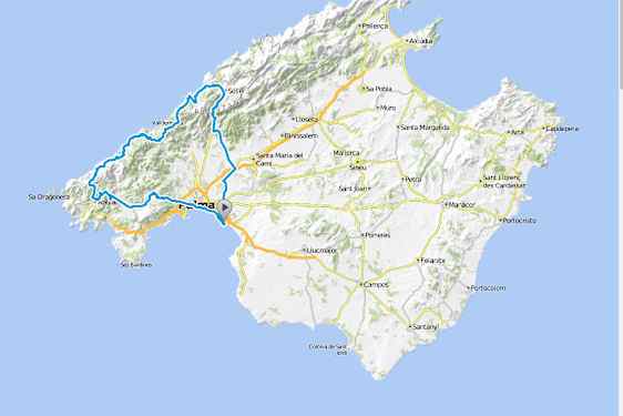 Upea Mallorcan länsirannikko