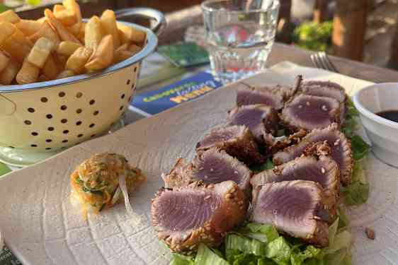 Grillattua tonnikalaa