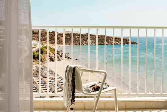 Näkymä parvekkeelta O.B.C.-hotellissa.