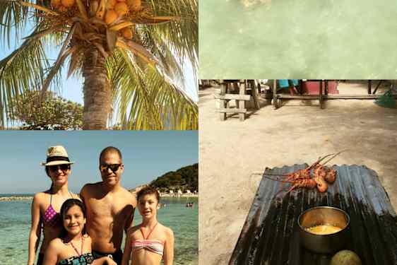 Perheen kanssa risteilylomalla