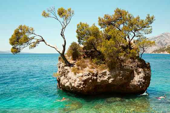 Kristallklart vatten i Kroatien