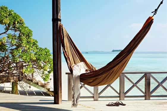 riippumatto Malediiveilla